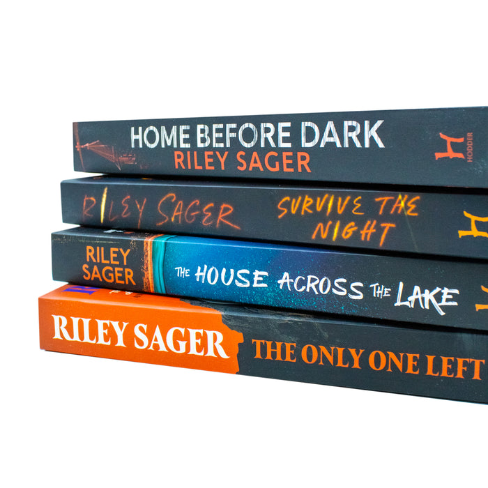 Riley Sager Collection 4 Books Set (Home Before Dark, Survive The Night, The House Across The Lake & The Only One Left) - The Book Bundle