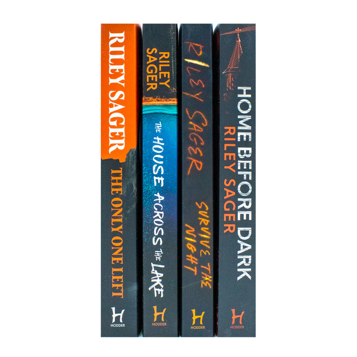 Riley Sager Collection 4 Books Set (Home Before Dark, Survive The Night, The House Across The Lake & The Only One Left) - The Book Bundle
