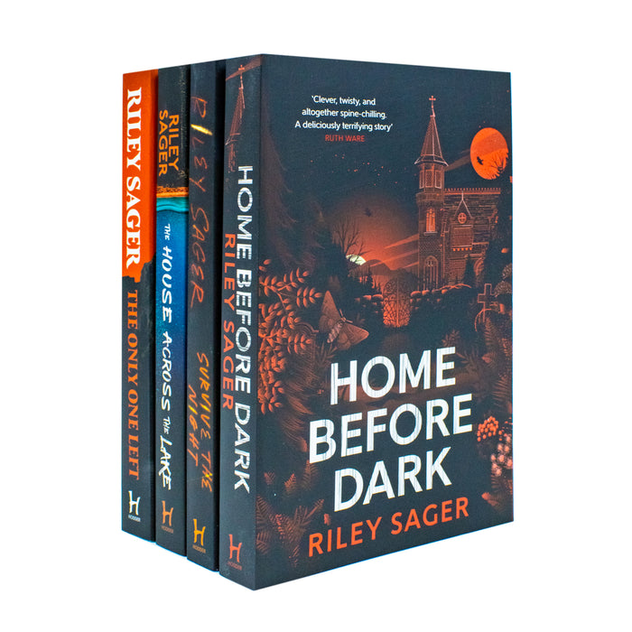 Riley Sager Collection 4 Books Set (Home Before Dark, Survive The Night, The House Across The Lake & The Only One Left) - The Book Bundle