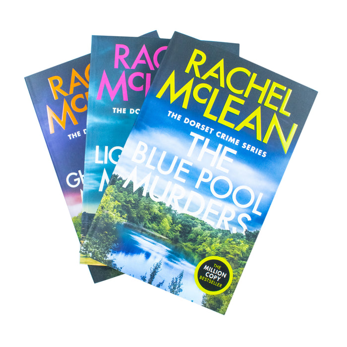 Dorset Crime Series Collection 3 Books Set by Rachel McLean (Books 7-9)Blue Pool - The Book Bundle