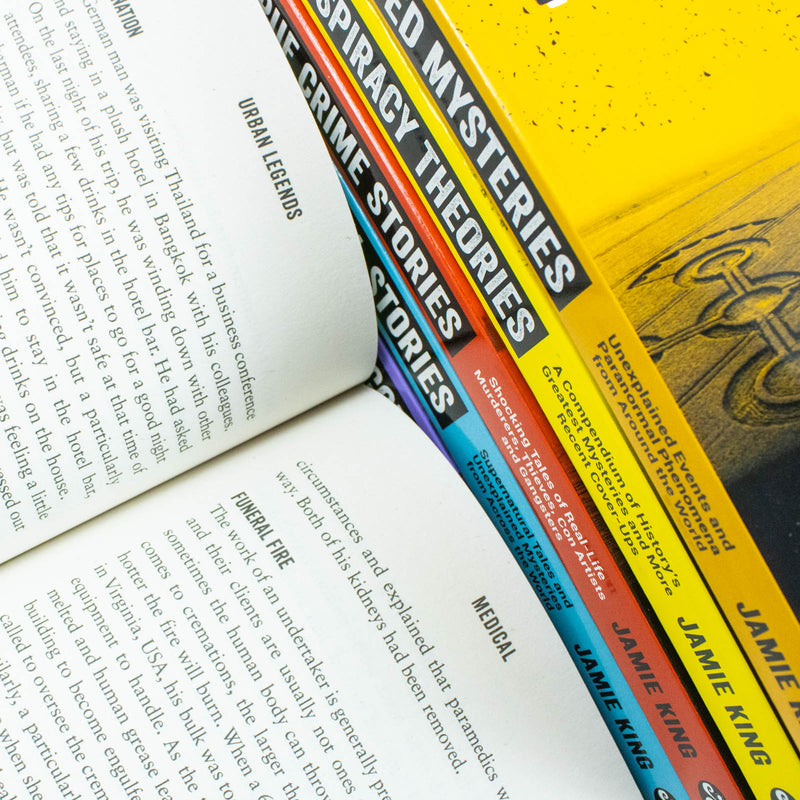 Jamie King Collection 6 Books Set (Paranormal Stories, True Crime Stories, Unsolved Mysteries) - The Book Bundle