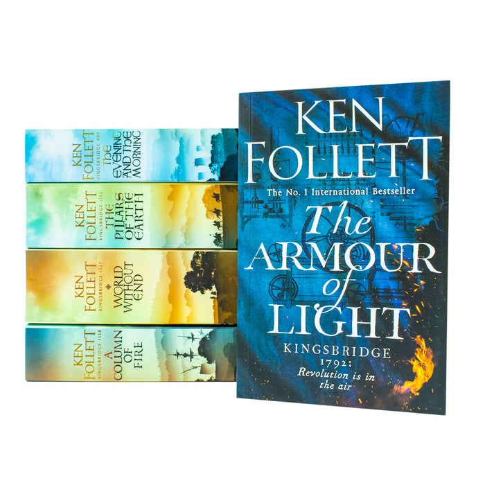 The Kingsbridge Novels 5 Books Collection Set By Ken Follett (A Column Of Fire, The Evening And The Morning) - The Book Bundle