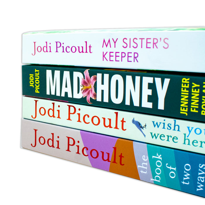 Jodi Picoult Collection 4 Books Set (The Book of Two Ways, Wish You Were Here, Mad Honey & My Sister's Keeper) - The Book Bundle