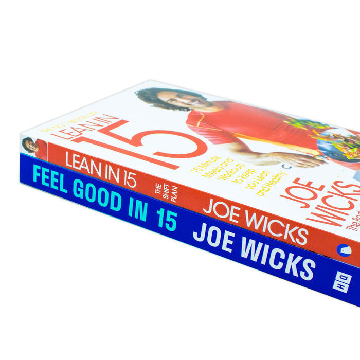Joe Wicks 2 Books Set (Feel Good in 15, Lean in 15 - The Shift Plan (HB)) - The Book Bundle