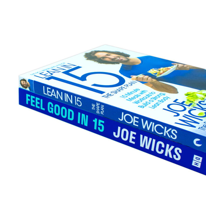 Joe Wicks 2 Books Set (Feel Good in 15, Lean in 15 - The Shape Plan (HB)) - The Book Bundle