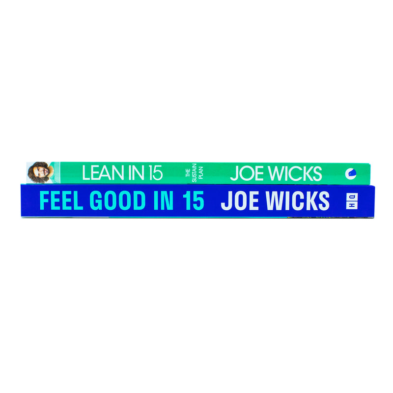 Joe Wicks 2 Books Set (Feel Good in 15, Lean in 15 - The Sustain Plan (HB)) - The Book Bundle