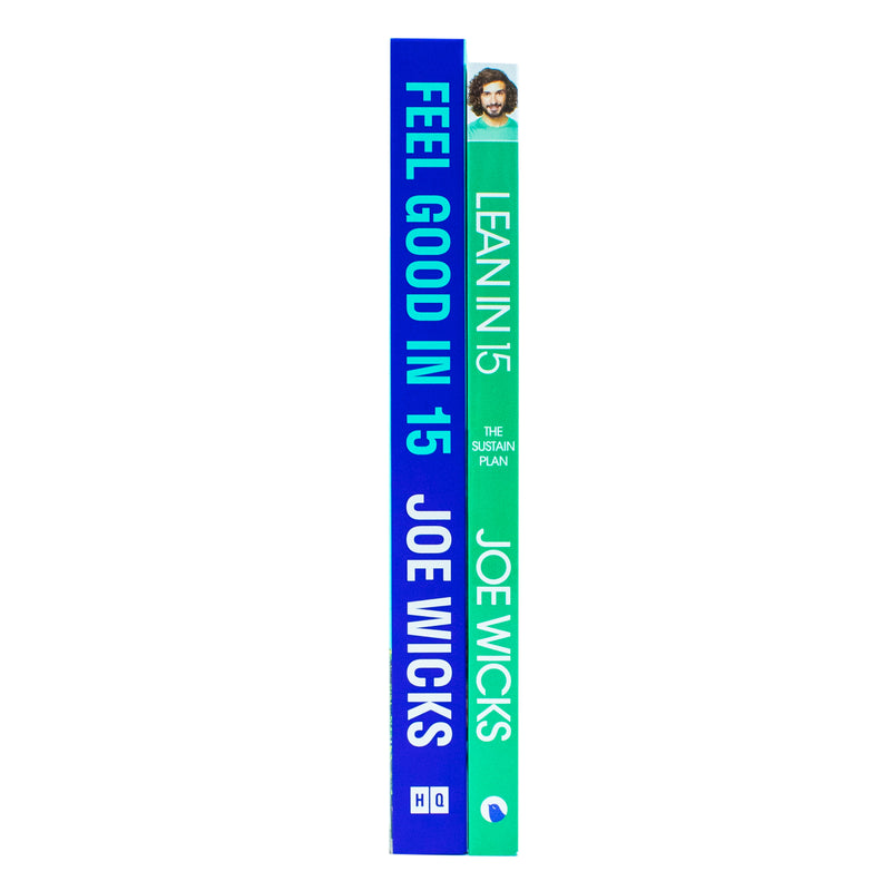 Joe Wicks 2 Books Set (Feel Good in 15, Lean in 15 - The Sustain Plan (HB)) - The Book Bundle