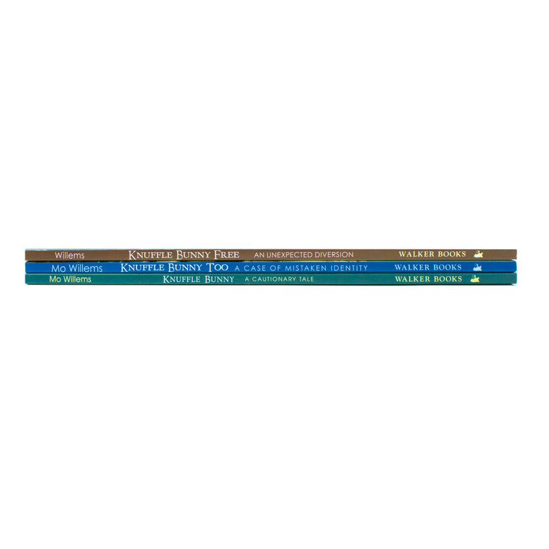 Knuffle Bunny 3 book series set By Mo Willems (Too: A Case of Mistaken Identity, An Unexpected Diversion) - The Book Bundle