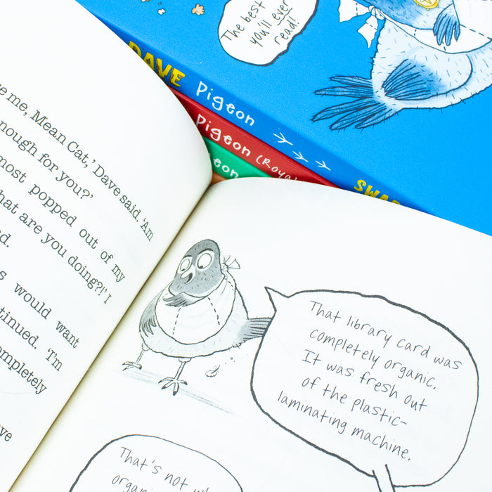Dave Pigeon Collection 5 Books Set by Swapna Haddow Dave Pigeon, Nuggets, Racer - The Book Bundle