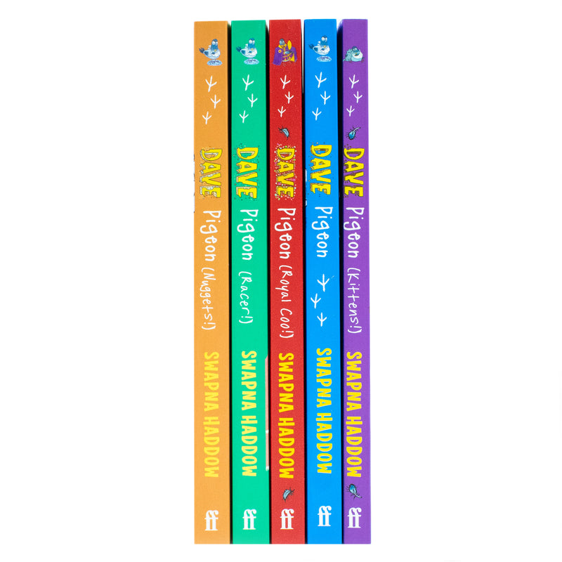 Dave Pigeon Collection 5 Books Set by Swapna Haddow Dave Pigeon, Nuggets, Racer - The Book Bundle