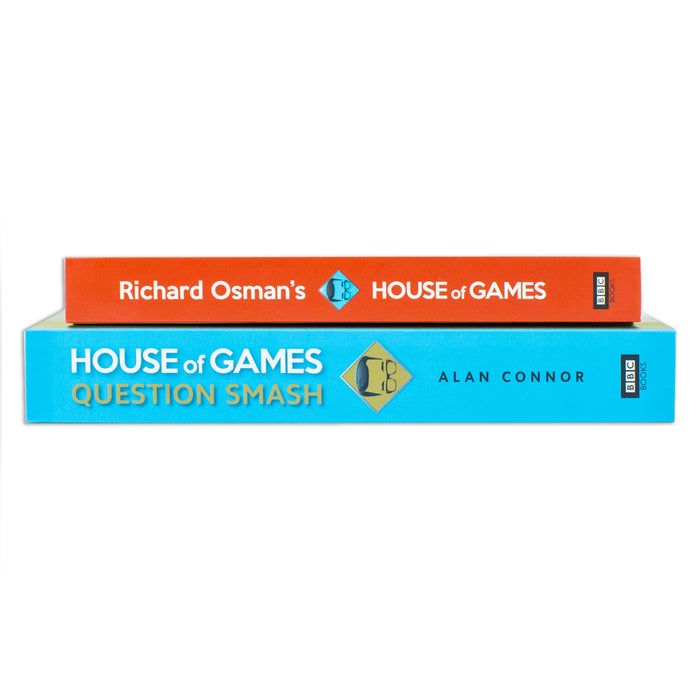 Richard Osman's House of Games & House of Games Question Smash By Richard Osman, Alan Connor 2 Books Collection Set - The Book Bundle