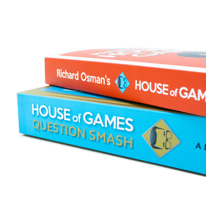 Richard Osman's House of Games & House of Games Question Smash By Richard Osman, Alan Connor 2 Books Collection Set - The Book Bundle