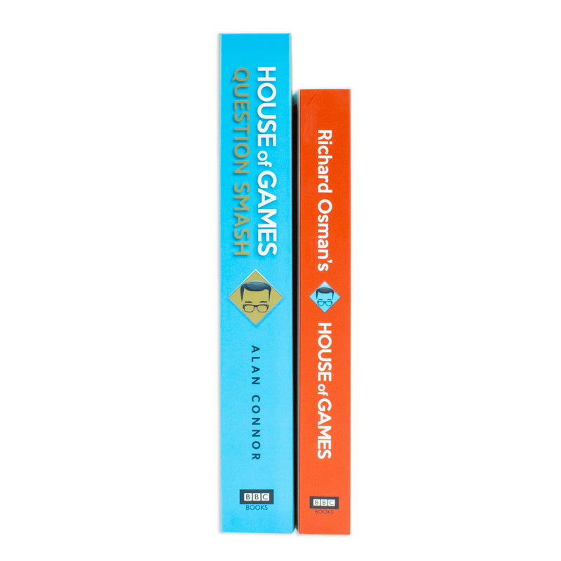 Richard Osman's House of Games & House of Games Question Smash By Richard Osman, Alan Connor 2 Books Collection Set - The Book Bundle