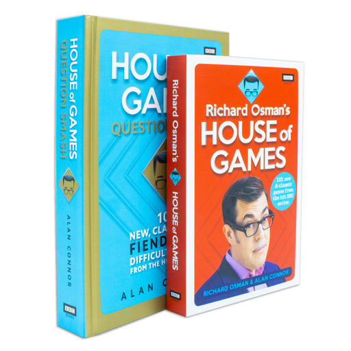 Richard Osman's House of Games & House of Games Question Smash By Richard Osman, Alan Connor 2 Books Collection Set - The Book Bundle