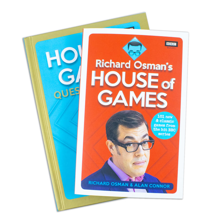 Richard Osman's House of Games & House of Games Question Smash By Richard Osman, Alan Connor 2 Books Collection Set - The Book Bundle
