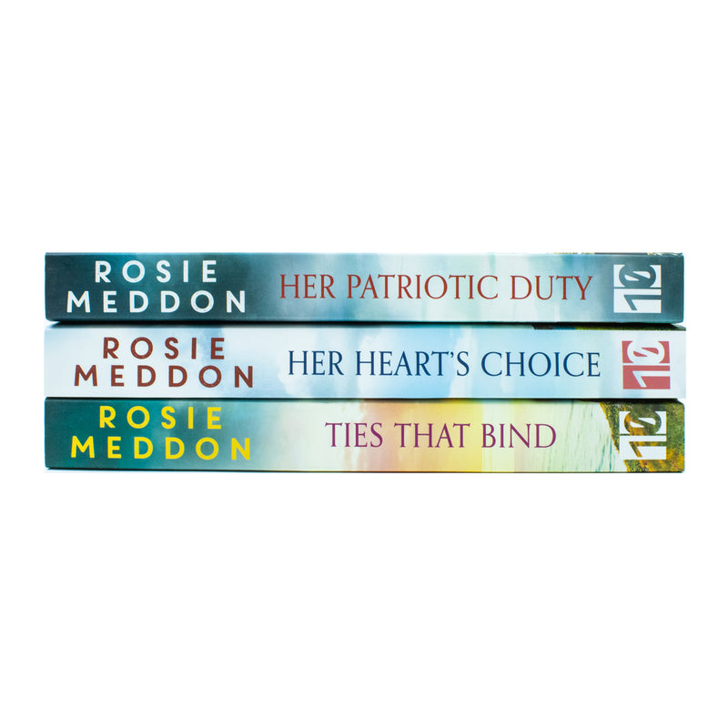 On the Home Front Series 3 Books Collection Set By Rosie Meddon (Her Heart's Choice, Ties That Bind & Her Patriotic Duty) - The Book Bundle