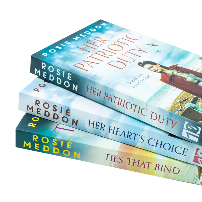 On the Home Front Series 3 Books Collection Set By Rosie Meddon (Her Heart's Choice, Ties That Bind & Her Patriotic Duty) - The Book Bundle