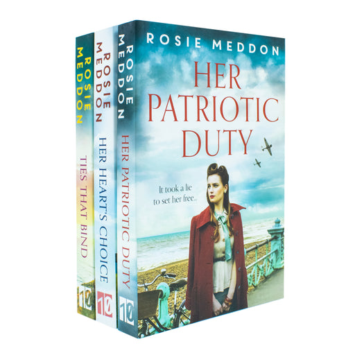 On the Home Front Series 3 Books Collection Set By Rosie Meddon (Her Heart's Choice, Ties That Bind & Her Patriotic Duty) - The Book Bundle