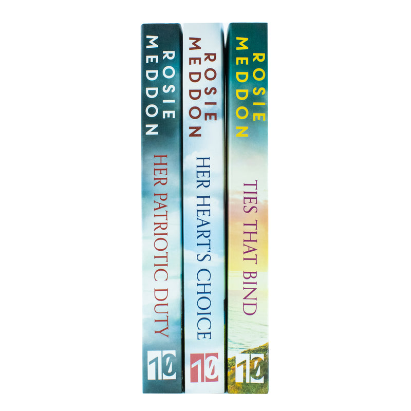 On the Home Front Series 3 Books Collection Set By Rosie Meddon (Her Heart's Choice, Ties That Bind & Her Patriotic Duty) - The Book Bundle