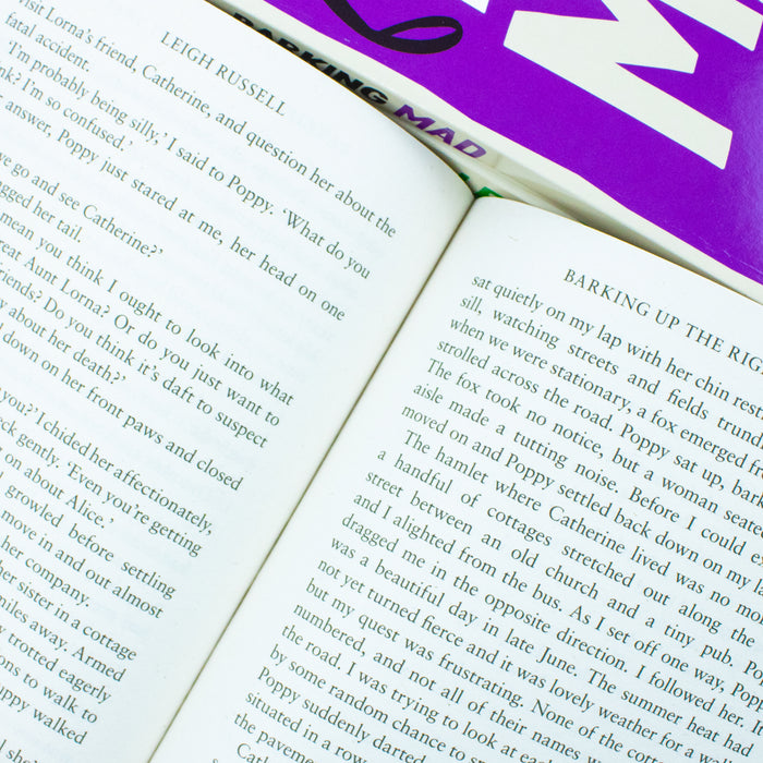 A Poppy Mystery Tale Collection 3 Books Set By Leigh Russell (Barking Up the Right Tree, Barking Mad & Poppy Takes The Lead) - The Book Bundle