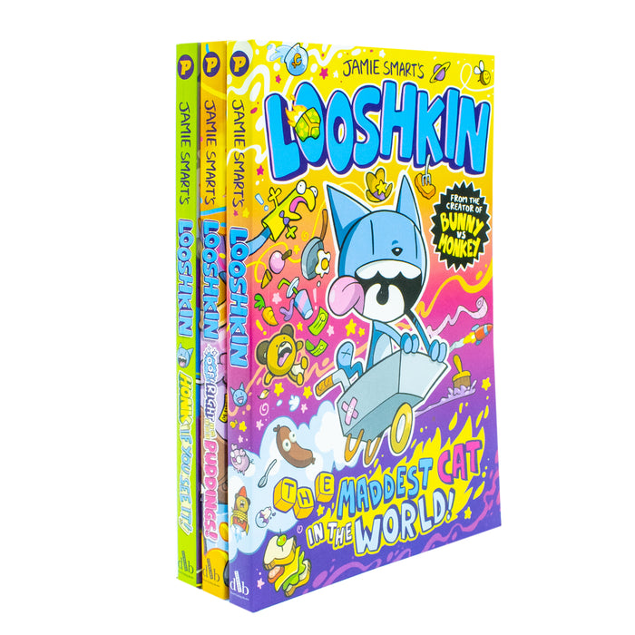 Jamie Smart Looshkin Series 3 Books Collection Set Looshkin Honk If You See It - The Book Bundle
