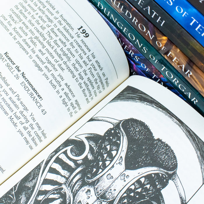 Lone Wolf Series Books 1-12 Collection Set By Joe Dever (Flight from the Dark) - The Book Bundle