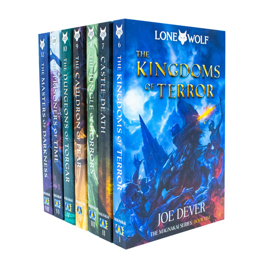 Lone Wolf Series Books 6 - 12 Collection 7 Books Set by Joe Dever (The Kingdoms of Terror) - The Book Bundle