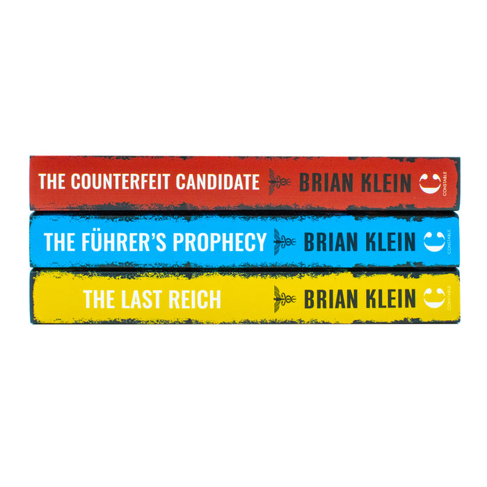 Brian Klein 3 Books Collection Set (The Fuhrer`s Prophecy, The Counterfeit Candidate, The Last Reich) - The Book Bundle