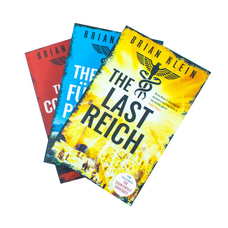 Brian Klein 3 Books Collection Set (The Fuhrer`s Prophecy, The Counterfeit Candidate, The Last Reich) - The Book Bundle