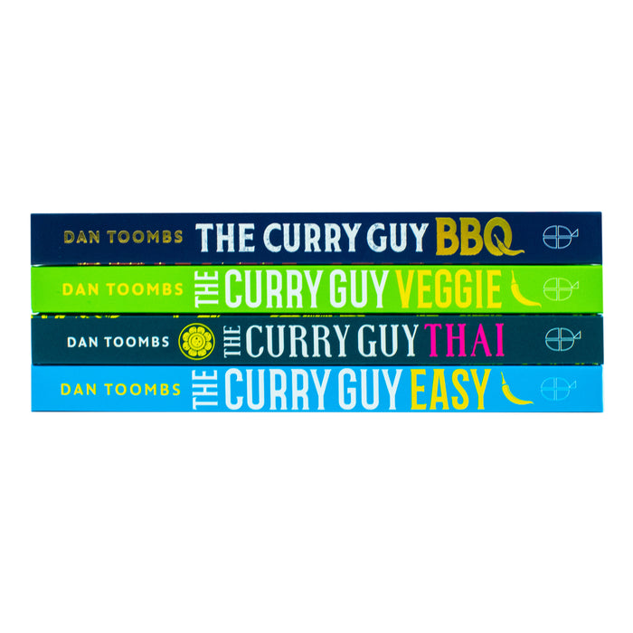The Curry Guy Collection 4 Books Set By Dan Toombs (Curry Guy Thai) - The Book Bundle