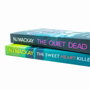 NJ Mackay DI Sebastian Locke mystery collection with two books, The Quiet Dead and The Sweetheart Killer, published by Canelo Hera Ltd.