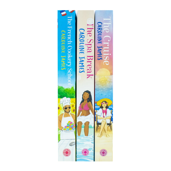 Caroline James Collection 3 Books Set (The French Cookery School, The Cruise & The Spa Break) - The Book Bundle
