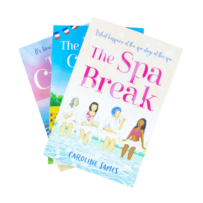 Caroline James Collection 3 Books Set (The French Cookery School, The Cruise & The Spa Break) - The Book Bundle