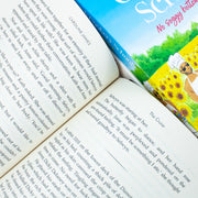 Set of three Caroline James cookery books from One More Chapter Ltd, featuring French cuisine, cruising, and spa break recipes.