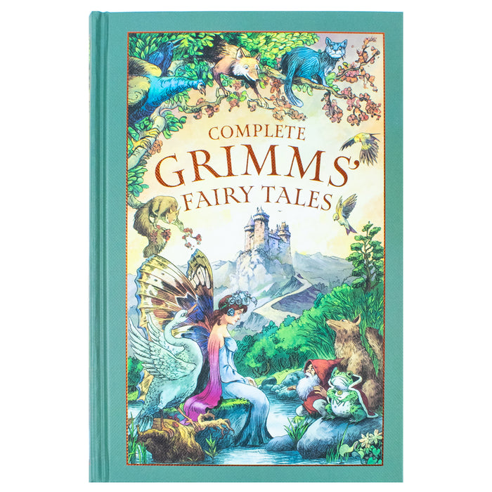 Brothers Grimm : Complete Grimm's Fairy Tales by Brothers Grimm (Leather-bound) - The Book Bundle