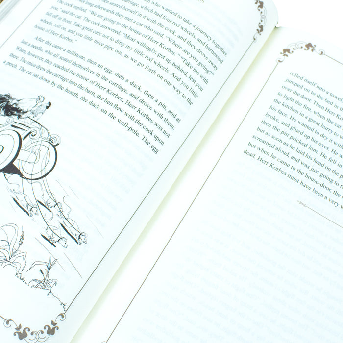 Brothers Grimm : Complete Grimm's Fairy Tales by Brothers Grimm (Leather-bound) - The Book Bundle