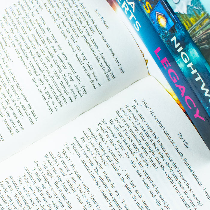 Nora Roberts 5 Books Collection Set (The Villa, Nightwork, Legacy, Angels Fall & Come Sundown) - The Book Bundle