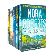 Set of five Nora Roberts books including The Villa, Nightwork, Legacy, Angels Fall, and Come Sundown by Piatkus Ltd.