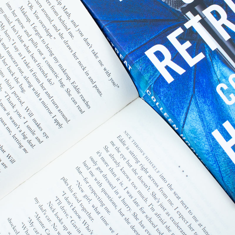 Three paperback books from Colleen Hoover's Slammed Series collection, featuring fiction novels by Simon & Schuster UK.