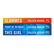 Three paperback books from the Slammed Series by Colleen Hoover, fiction collection set, published by Simon & Schuster UK.