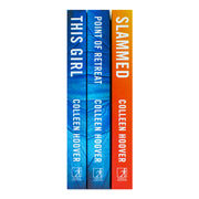 Three paperback books from the Slammed Series by Colleen Hoover, fiction collection set published by Simon & Schuster UK.