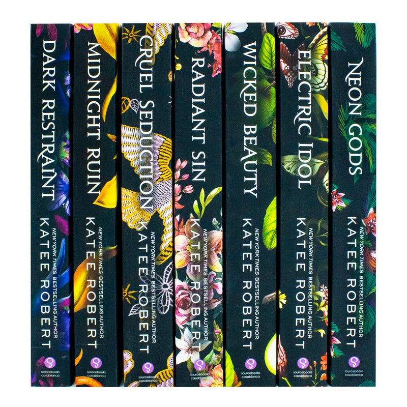 Dark Olympus Series 7-book collection by Katee Robert includes Neon Gods, Electric Idol, Wicked Beauty, published by Sourcebooks Casablanca.