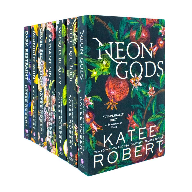Dark Olympus Series 7-book collection by Katee Robert featuring Neon Gods, Electric Idol, and Wicked Beauty books.