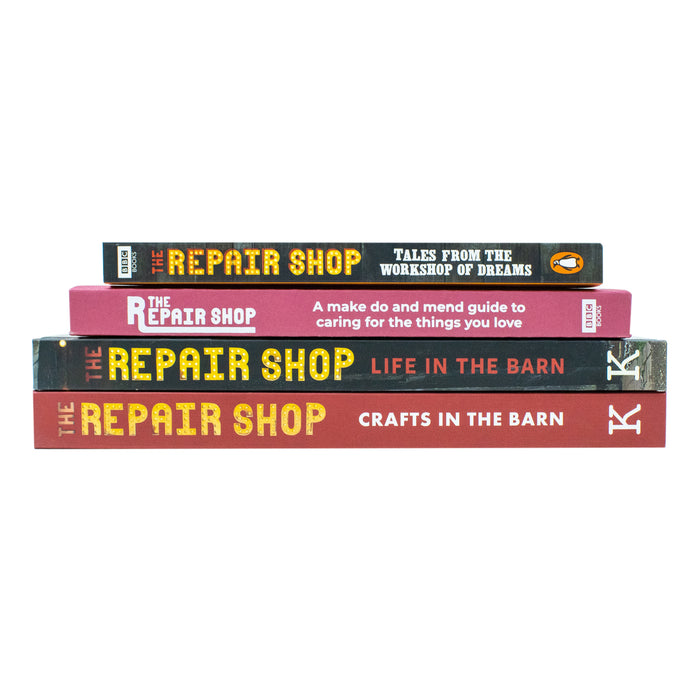 The Repair Shop Collection 4 Books Set (Crafts In The Barn, Life In The Barn, A Make Do and Mend Handbook & Tales from the Workshop of Dreams) - The Book Bundle
