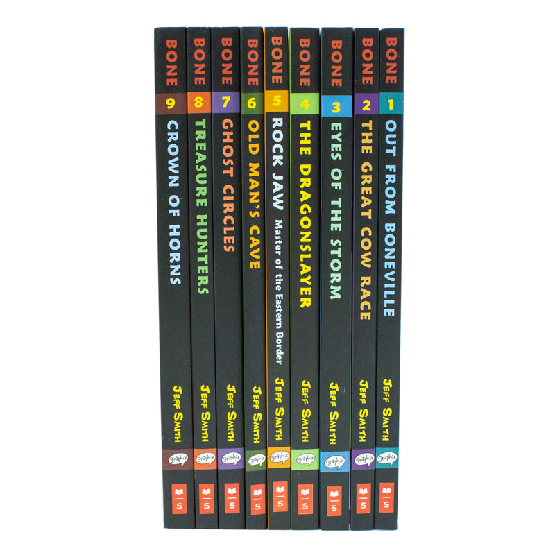 Bone Series 9 Books Set (Book #1 - #9) - Graphic Novel - The Book Bundle