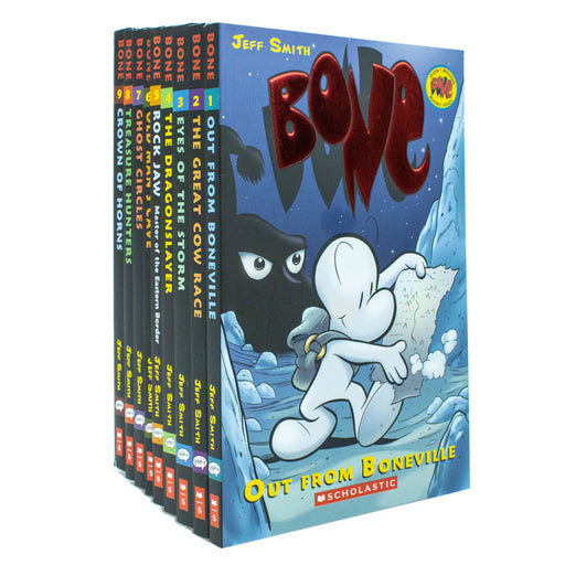 Bone Series 9 Books Set (Book #1 - #9) - Graphic Novel - The Book Bundle