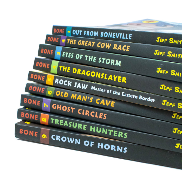 Bone Series 9 Books Set (Book #1 - #9) - Graphic Novel - The Book Bundle