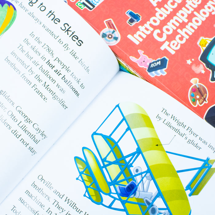 My first technology Library Set of 6 books Collection by Shweta Sinha ( Level 1 - 3 ) - The Book Bundle