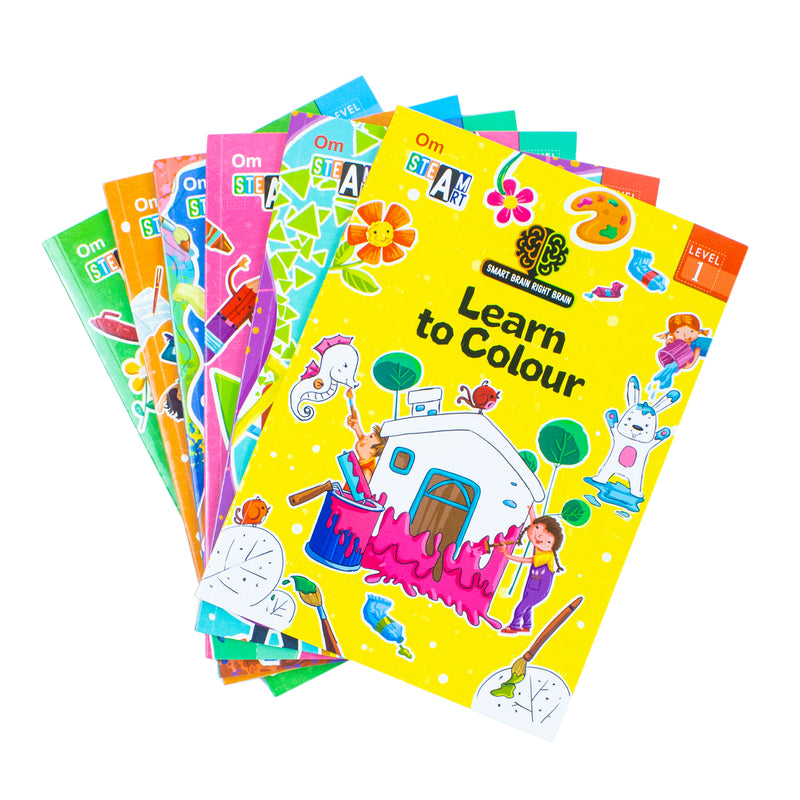 Steam  My First Arts Library Set of 6 Books Collection by Swayam Ganguly - The Book Bundle