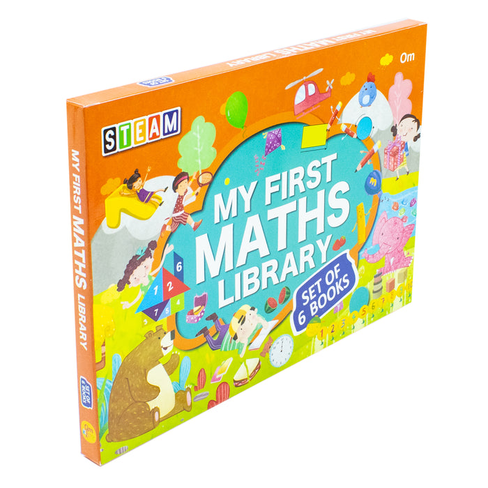 My First MATHS Library set of 6 Book Collection Set by Shweta Sinha [ Level 1 - 3 ] - The Book Bundle